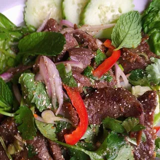 Nam Tok Beef Made with Angus beef