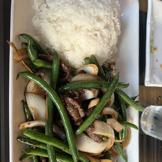 Stir Fried Beef with Green Beans