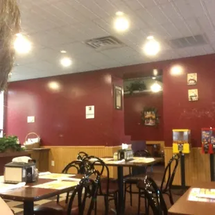 There are two rooms total in the restaurants which can be rented out