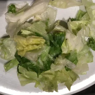 As I said in review; Salad should be more than Iceberg Lettuce &amp; Dressing!  Taking a closer look, wish I had not seen the piece w/black.