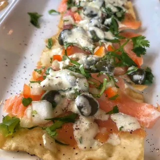 Smoked Salmon Flatbread