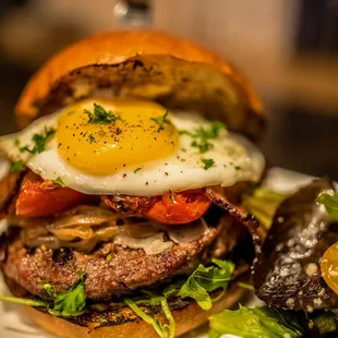 Breakfast Basin Burger. Available for Sat &amp; Sun Brunch