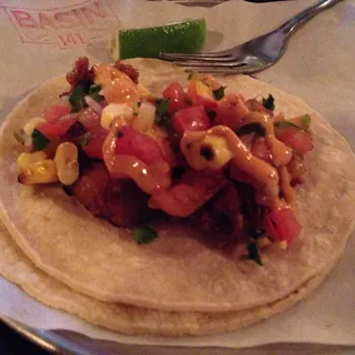 Crisp Pork Belly Taco Plate