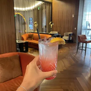 pink berry collins