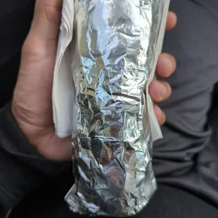 Super tiny and expensive burrito