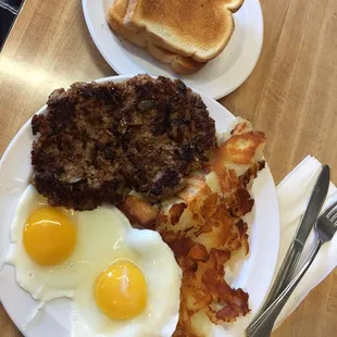 Steak and Egg Sandwich