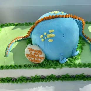 Dinosaur Ice Cream Cake