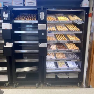 a display of baked goods