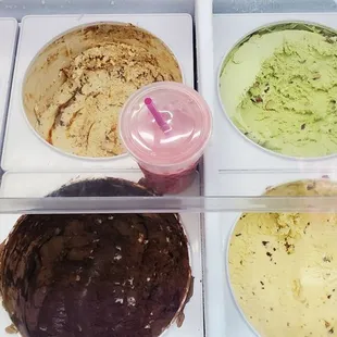 employees drink inside the case! With the pandemic going on the employees are not very bright on their actions on sanitary conditions