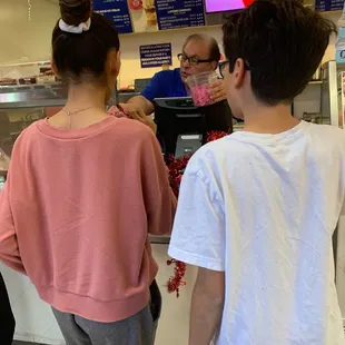 Best service we have had so far in any ice cream shop! Love it