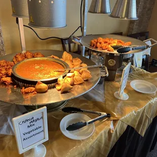 a variety of dishes