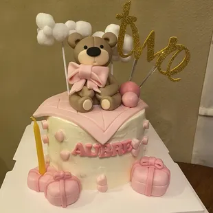 6" buttercream cake. Love!