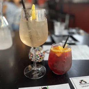 Rose Spritz &amp; Red Sangria