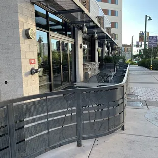 Outside patio