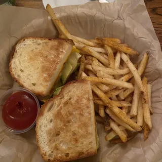 Pan Fried Cheese Sandwich