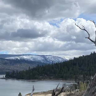View of Bass Lake from away of the Mono Trail