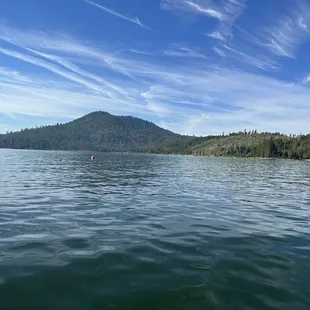 Bass lake view from the boat