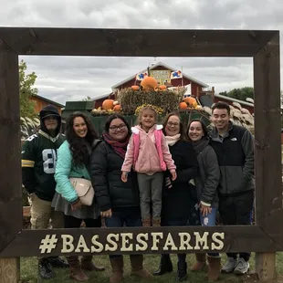 Our group at Basse's Taste of Country, at one of the many cute little photo ops.
