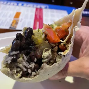 One of the best burritos I've had