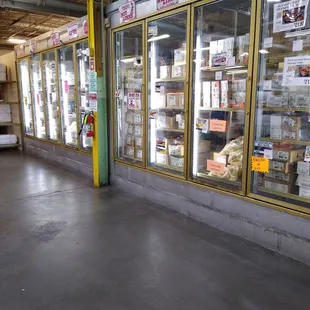 the inside of a grocery store