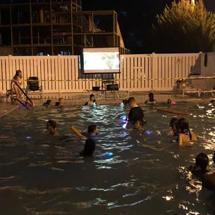 Movie Night at the Pool