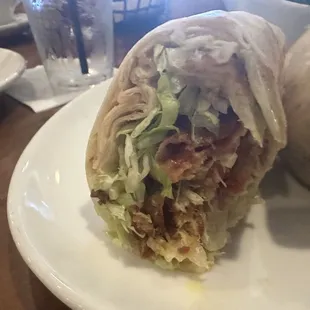 Horribly overpriced Seafood Wrap - Avoid this one