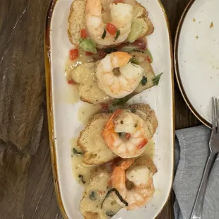 Shrimp Crostini