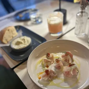 Hamachi Crudo