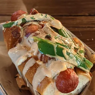 Bacon Wrapped Hot Dog