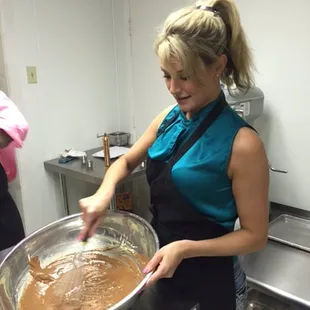 Learning how to make a killer Chocolate Souffle!