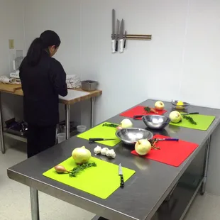 Small cooking classes in a professional kitchen designed for you to relax, learn and savor.