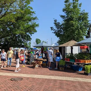 Nice setting for this Batavia farmers market