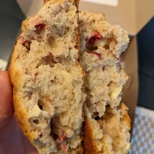 Strawberry and cream pudge