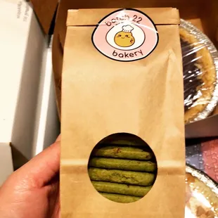 Matcha shortbread