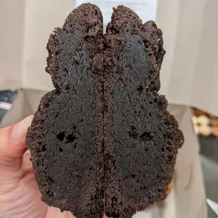 Coal pudge - blackout brownie, kinda like Oreo