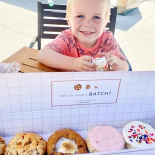 Who doesn&apos;t need a box of cookies. Note the summer flavors s&apos;mores and pink lemonade