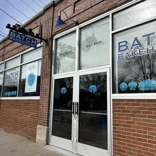 the outside of the building