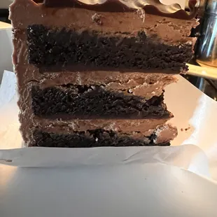Triple chocolate cake
