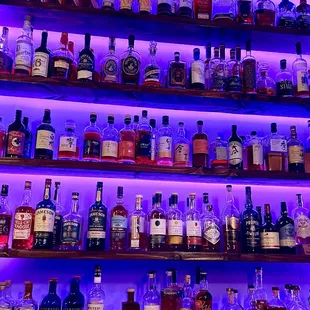 Wall of whiskey