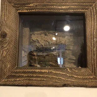 Peephole to original building