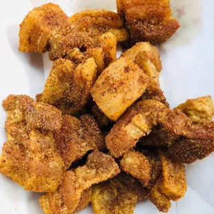 Fresh homemade cracklin's