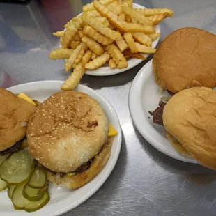 2 singles, a double, &amp; a large fry