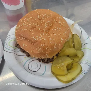 Double Cheeseburger. When I looked, only 1 patty!