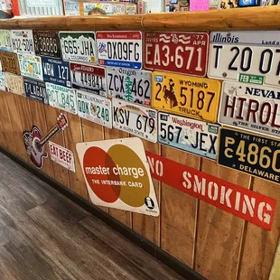 08/13/2022 - license plates decorations