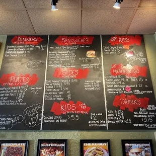 08/13/2022 - menu (they don&apos;t have take out menus. Only this board &amp; their website)