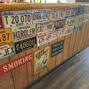 08/13/2022 - license plates decorations