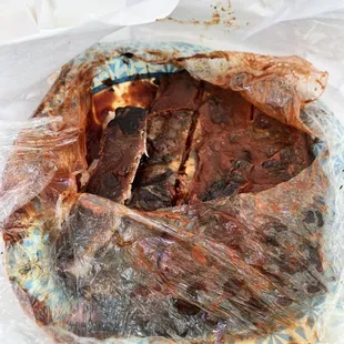 $9.70 rib plate to go