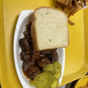Burnt Ends Sandwich