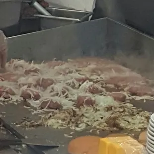 Onions!! Onions!! Onions!! Onions!!! Love em, Love Bates, sliders for life and good eats always at Bates.