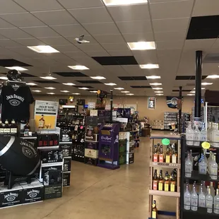 the inside of a store